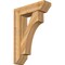 Ekena Millwork Westlake Slat Rough Sawn Bracket w/ Offset Brace, Western Red Cedar, 8"W x 28"D x 40"H BKT0806X28X40WTL06RWR - alternate 1